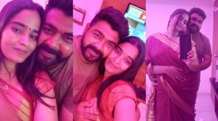 Mallu Newly Married Couple Wife Stripping Blowjob & Kissing Video
