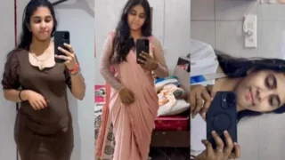 Indian Cute College Gf Showing Naked Video MMS
